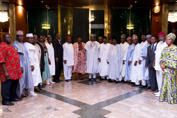 Buhari receives members of the Unity Party of Nigeria-1